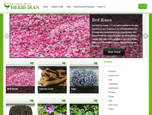 Tablet Screenshot of herbsiran.com